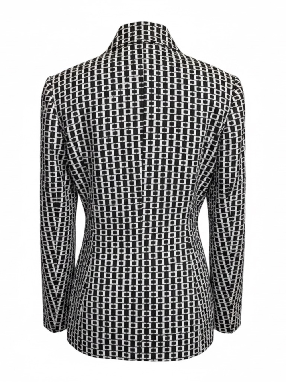 Classiques Entier Geometric Trench Coat | Timeless Tailored Elegance - Picture 5 of 11